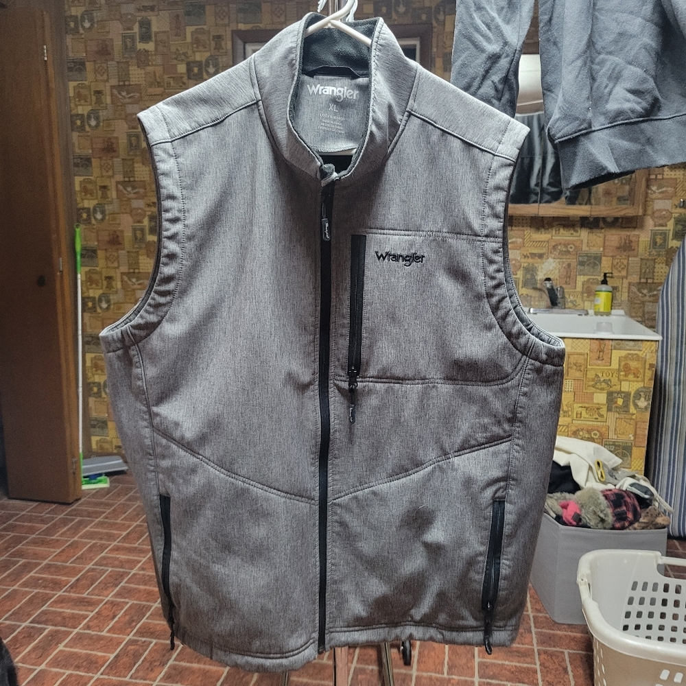 Grey Wrangler Vest